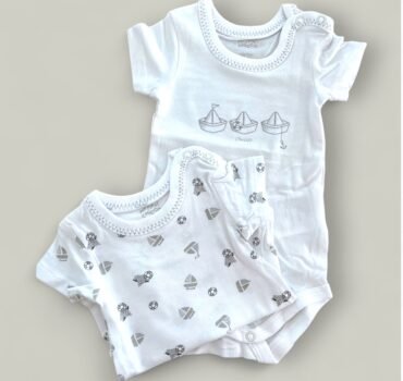 Комплект боди лодки CHICCO - снимка 1 - Бельо/боди за момче/момиче - Yomi.Kids