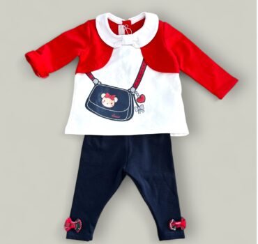 Блуза с якичка и клин CHICCO - снимка 1 - Комплекти за момиче - Yomi.Kids