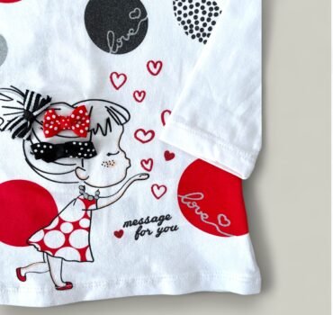 Блуза с декоративни панделки CHICCO - снимка 2 - Блузи за момиче - Yomi.Kids