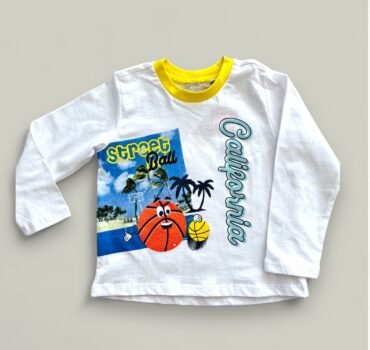 Блуза с принт баскетбол CHICCO - снимка 1 - Блузи за момче - Yomi.Kids