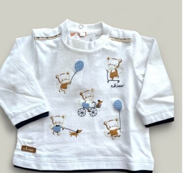 Блуза с принт мечета CHICCO в бяло - снимка 1 - Блузи за момче - Yomi.Kids