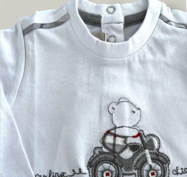 Блуза с бродерия мече CHICCO - снимка 2 - Блузи за момче - Yomi.Kids