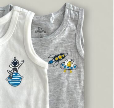 Комплект потници космос CHICCO - снимка 2 - Бельо/боди за момче - Yomi.Kids