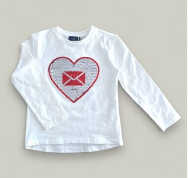 Детска блуза с пайети CHICCO - снимка 1- Блузи за момиче - Yomi.Kids