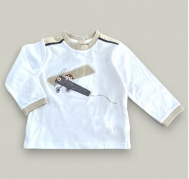 Блуза с бродерия самолет CHICCO - снимка 1 - Блузи за момче - Yomi.Kids