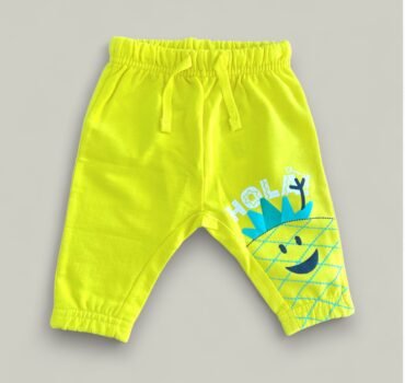 Бебешки спортен панталон CHICCO в жълто - снимка 1 - Панталони за момче - Yomi.Kids