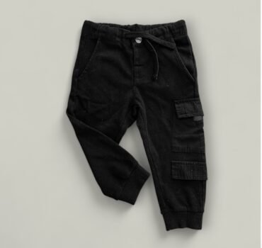 Детски спортен джогър CHICCO в черно снимка 1 - Панталони за момче - Yomi.Kids