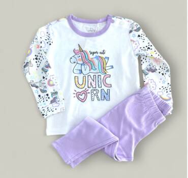 Детска пижама за момиче CHICCO от 2 части - снимка 1 - Пижами за момиче - Yomi.Kids