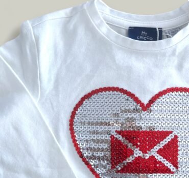 Детска блуза с пайети CHICCO - снимка 2 - Блузи за момиче - Yomi.Kids