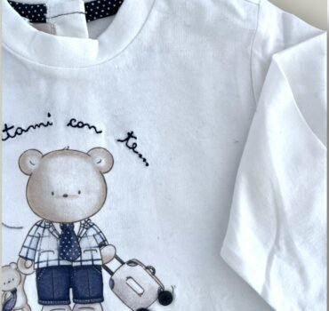 Блуза с принт мече CHICCO - снимка 2 - Блузи за момче - Yomi.Kids