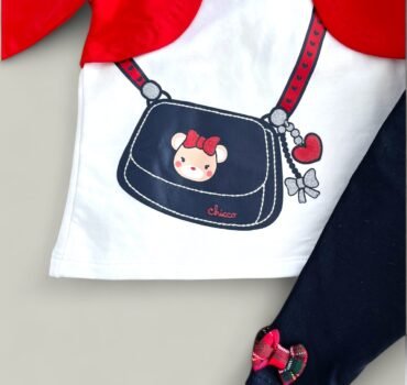 Блуза с якичка и клин CHICCO - снимка 2 - Комплекти за момиче - Yomi.Kids