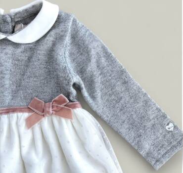 Бебешка елегантна рокля CHICCO - снимка 2 - Рокли за момиче - Yomi.Kids