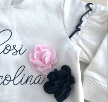 Бебешка блуза с декоративен ръкав CHICCO - снимка 2 - Блузи за момиче - Yomi.Kids