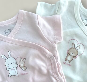 Комплект боди зайчета CHICCO - снимка 2 - Бельо/боди за момиче - Yomi.Kids