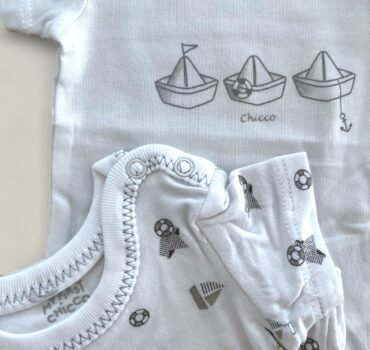 Комплект боди лодки CHICCO - снимка 2 - Бельо/боди за момче/момиче - Yomi.Kids