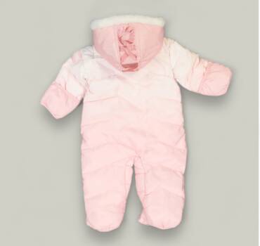 Бебешки космонавт DKNY JEANS в преливащи розови нюанси - снимка 2 - Якета за момиче - Yomi.Kids