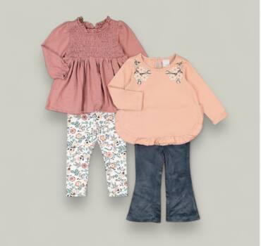 Детски комплект за момиче TAHARI GIRL от 4 части - снимка 1 - Комплекти за момиче - Yomi.Kids