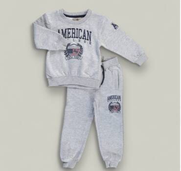 Детски спортен комплект за момче AMERICAN COLLEGE от 2 части - снимка 1 - Комплекти за момче - Yomi.Kids