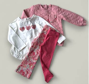 Детски комплект за момиче ISAAC MIZRAHI от 4 части - снимка 2 - Комплекти за момиче - Yomi.Kids