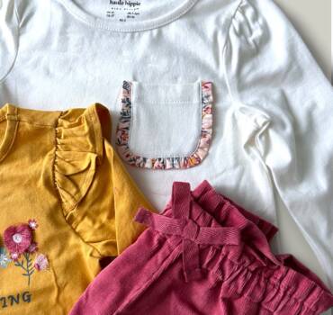 Детски комплект за момиче Haute Hippie от 4 части - снимка 3 - Комплекти за момиче - Yomi.Kids