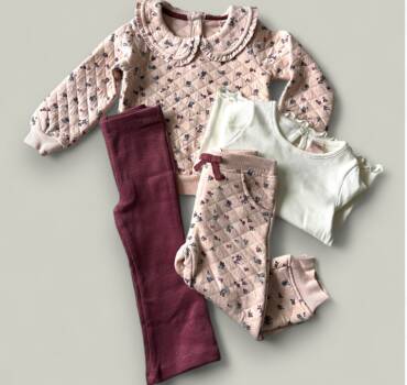 Детски комплект за момиче Catherine Malandrino от 4 части - снимка 1 - Комплекти за момиче - Yomi.Kids