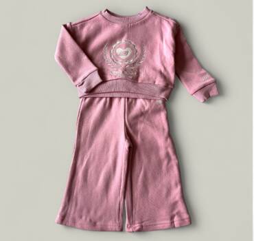 Детски комплект за момиче SKECHERS от 2 части в розов цвят - снимка 1 - Комплекти за момиче - Yomi.Kids