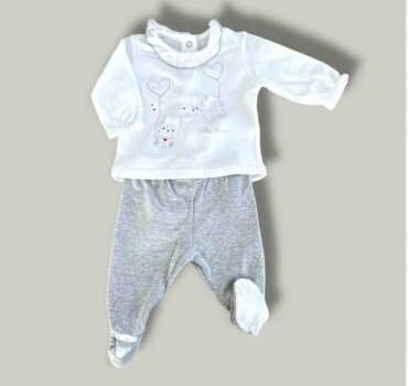 Бебешки комплект Miss CHICCO от 2 части - снимка 1 - Новородено момиче - Yomi.Kids