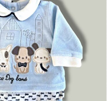 Бебешки комплект кученца CHICCO за момче от 2 части - снимка 2 - Новородено момче - Yomi.Kids