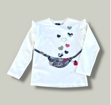 Детска блуза чантичка CHICCO - снимка 1 - Блузи за момиче - Yomi.Kids