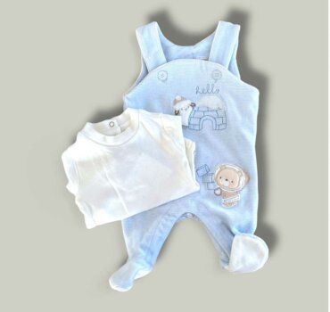 Бебешки комплект за момче CHICCO от 2 части - снимка 3 - Новородено момче - Yomi.Kids