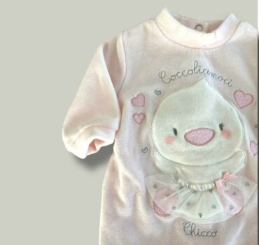 Бебешки ромпър пиленце CHICCO в бледо розово - снимка 2 - Новородено момиче - Yomi.Kids