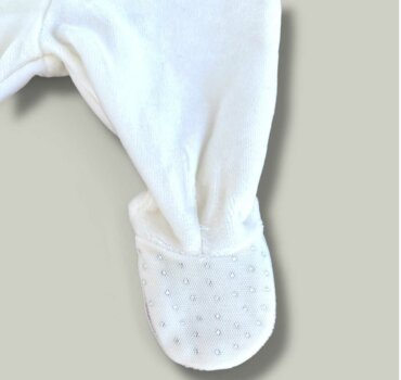 Бебешки комплект в бяло CHICCO за момиче от 2 части - снимка 3 - Новородено момиче - Yomi.Kids