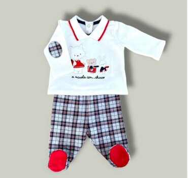 Бебешки комплект за момче CHICCO от 2 части - снимка 1 - Новородено момче - Yomi.Kids