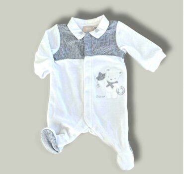 Бебешки ромпър мече CHICCO - снимка 1 - Новородено момче - Yomi.Kids