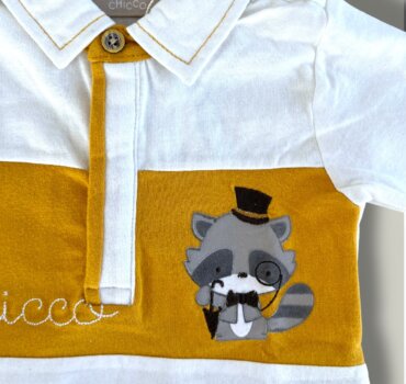 Бебешки комплект енот CHICCO за момче от 2 части - снимка 2 - Новородено момче - Yomi.Kids