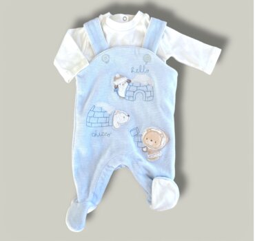 Бебешки комплект за момче CHICCO от 2 части - снимка 1 - Новородено момче - Yomi.Kids