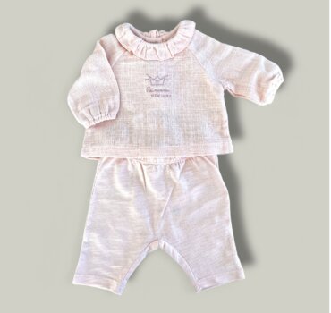 Бебешки комплект за момиче CHICCO от 2 части - снимка 1 - Новородено момиче - Yomi.Kids