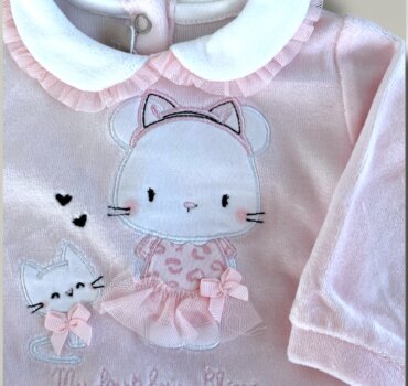 Бебешки комплект котенце CHICCO за момиче от 2 части - снимка 2 - Новородено момиче - Yomi.Kids