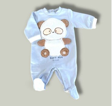 Бебешки ромпър панда CHICCO за момче - снимка 1 - Новородено момче - Yomi.Kids