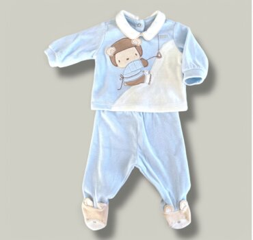 Бебешки комплект CHICCO от 2 части - снимка 1 - Новородено момче - Yomi.Kids