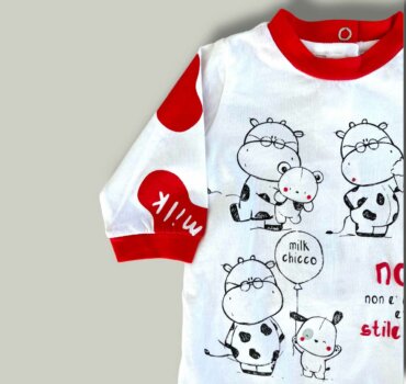 Бебешки ромпър кравички CHICCO - снимка 2 - Новородено момче/момиче - Yomi.Kids