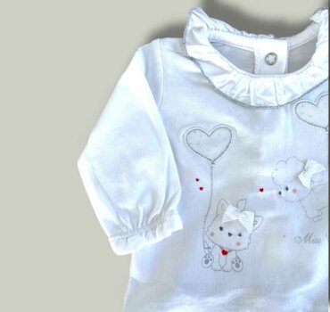 Бебешки комплект Miss CHICCO от 2 части - снимка 2 - Новородено момиче - Yomi.Kids