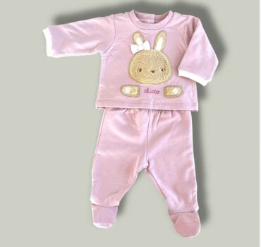 Бебешки комплект зайче CHICCO за момиче - снимка 1 - Новородено момиче - Yomi.Kids