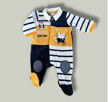 Бебешки ромпър райе CHICCO - снимка 1 - Новородено момче - Yomi.Kids