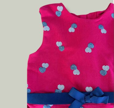 Детска рокля сърца CHICCO - снимка 2 - Рокли - Yomi.Kids