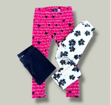 Комплект от 3 броя клин CHICCO за момиче - снимка 1 - Панталони и клинове за момиче - Yomi.Kids