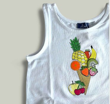 Комплект CHICCO Fruits - снимка 2 - Комплекти с къс ръкав за момиче - Yomi.Kids