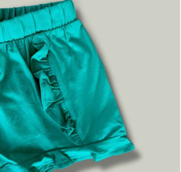 Къс панталон CHICCO Green Curl в зелено - снимка 2 - Къси панталони за момиче - Yomi.Kids