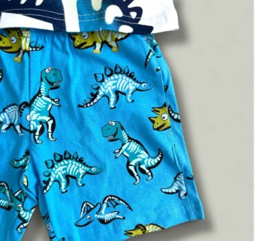 Пижама CHICCO X-ray в бяло и синьо - снимка 2 - Пижами за момче - Yomi.Kids