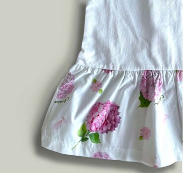 Бебешка рокля CHICCO Hydrangea в бяло - снимка 2 - Рокли и поли - Yomi.Kids